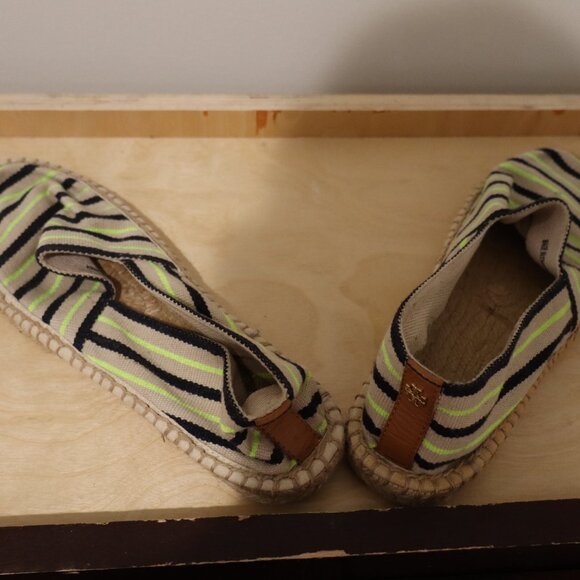 Tory Burch Espadrille Flats - Size 7.5 - Like New - Picture 3 of 6